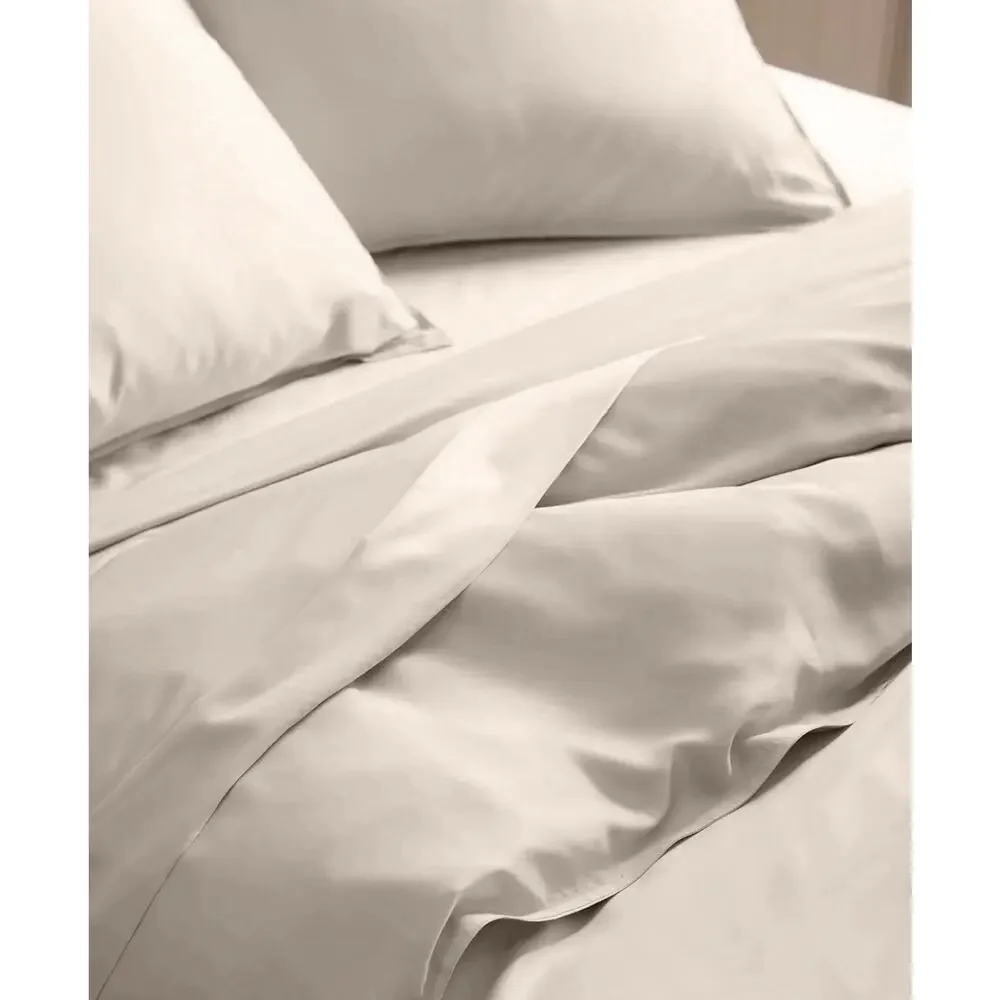 QUINCE Bamboo Duvet Cover Full/Queen Sand 100% Organic Viscose ~ Duvet Only